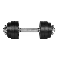 [EU DIRECT] LIFEFIT Dumbbell 10kg 30mm Stalen Dumbbells voor Fitness Body Building Grote Apparatuur Gewichtheffen Traini