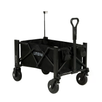 [EU Direct] LITEFAR Elektrische kar Slim vouwwagens 500W Dual motor 150L 330lbs 12km bereik Vouwbaar all terrain Afstand