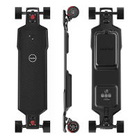[EU DIRECT] Maxfind FF Elektrisch Skateboard 36V 6.4AH Batterij 750W*2 Dubbele Motoren 3.8Inch Banden 35KM Maximale Kilo