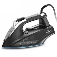 [EU Direct]Moosoo SG 8005 1 Stoomstrijkijzer Lichtgewicht,1800W,470ml Tank,4 Temperatuurniveaus,Zelfreinigend & Antikant
