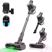 [EU Direct] MOOSOO TD1 Mate Draadloze Stofzuiger, 420W/2200mah*7/65db, Krachtige Zuigstok Stofzuiger met LED scherm, Lic