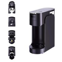 [EU Direct] Novulife 1450W 4 in 1 Capsule Koffiezetapparaat 20 Bar 3s Snelle Verwarming 800 ml Waterreservoir Auto Uitsc