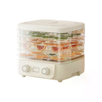 [EU Direct] NovuLife 160W Voedsel Droogrek 5 Lagen Verstelbaar 360° Warmeluchtcirculatie 72u Auto Timer Energiezuinig Aa
