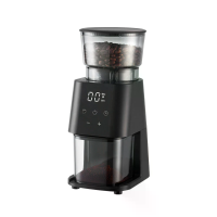 [EU Direct] NovuLife BG710T Elektrische Kegelmaalder met 30 maalstanden, LCD raakscherm, 100 g bonenhouder voor espresso
