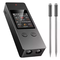 [EU Direct] Novulife Draadloze Digitale Vleesthermometer met Dual Probes HD aanraakscherm Temperatuurgebied 32~212°F Wat