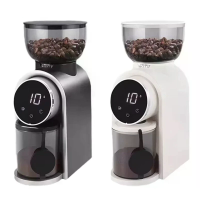 [EU Direct] NovuLife Elektrische Koffiemolen met 25 maalgrindinstellingen CNC RVS Molen 250 g Bonen capaciteit Antistati
