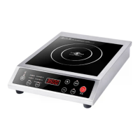 [EU Direct] Novulife Inductiekookplaat 3500W Hoogvermogen 24u Timer Touch Bedienung Dual Fan Koeling Anti Droogbrand Bes