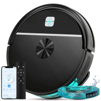 [EU Direct] NovuLife MFR01 3 in 1 Robotstofzuiger 3500Pa Sterke Zuigkracht 300ml Stofbak 130Min Runtime Slimme Mapping S