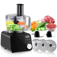 [EU Direct] NovuLife multifunctionele elektrische keukenmachine 2,5 L capaciteit, 11 snelheden, 6 voorgeprogrammeerde st