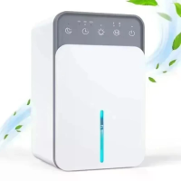 [EU Direct] Novulife multifunctionele mini ontvochtigingsapparaat met timer 1500 ml watertank 2 niveaus ontvochtiging st