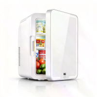 [EU Direct] Novulife PD12 Mini koelkast 12L Grote capaciteit HD mirror Stille werking Draagbare koelkast Voor huidverzor