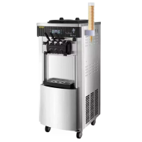 [EU Direct] NovuLife YKF 8228H 2200W commerciële soft serve ijsmachine met twee 6L containers, 20~28L/U Fast maken, 3 sm