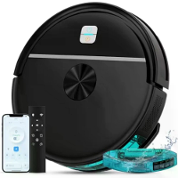 [EU Direct] OMESER MFR01 Slimme Robotstofzuiger 3500Pa Zuigkracht 300ML Stofbak Drie niveau Waterafgifte 2 in 1 Reinigin
