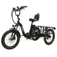 [EU Direct] ONESPORT OT30 elektrische driewieler vrachtfiets 48V 13Ah batterij 500W motor 20 inch banden 80KM maximale a