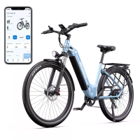 [EU DIRECT] Onesport WT05 Elektrische Fiets, 36V 18.2AH Batterij, 250W Motor, Topsnelheid 25KM/U, Kracht Sensor, Duale O
