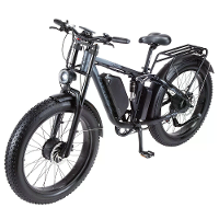 [EU DIRECT] ORZEL Ebike K17 48V 25AH 1000W*2 Dubbel Motor 26 Inch Band Fiets 90 120KM Actieradius Max Laadvermogen 150KG