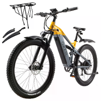 [EU DIRECT] ORZEL Ebike M49 48V 20AH 500W Motor(Piek 1000W) 27.5 Inch Band Elektrische Fiets 150 180KM Actieradius Max L
