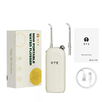 [EU Direct] OTE Draagbare Water Flosser voor Tanden Mini Power Tandflossers Oplaadbaar voor Reizen en Thuis, 3 Modi & IP