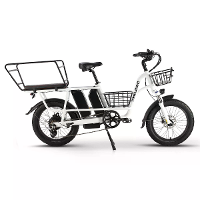 [EU DIRECT] PHILODO Elektrische fiets met manden en achterrekplank 48V 17.5Ah*2 dubbele batterijen 750W motor aanbevolen