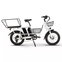 [EU DIRECT] PHILODO Fietsenelektrische Fiets met manden & achterrekplank, 48V 17,5Ah*2 dubbele batterijen, 750W motor, a