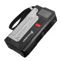 [EU Direct] POPDEER PD JA1 20000mAh 2500A Professionele Draagbare Auto Jump Starter Inflator Noodstart Voeding Luchtpomp