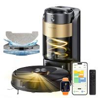 [EU Direct] Proscenic Q20 Plus Robotstofzuiger met Mop,10000Pa Zuigkracht,LIDAR Navigatie,4L Automatische Leegstation,20
