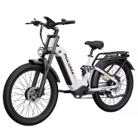 [EU DIRECT] PULUMA PE97 Pro Elektrische Fiets 48V 20Ah Batterij 500W*2 Dubbele Motoren 26*3.0Inch Vette Banden 70 150KM