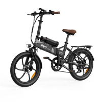 [EU DIRECT] PVY Z20 MAX Elektrische fiets 36V 15AH+10.6AH Dubbele batterijen 250W motor 20 inch banden 200KM maximale af