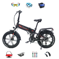 [EU DIRECT] RANDRIT YX20M Elektrische Fiets 48V 17AH 1000W Aanbevolen Topsnelheid 25KM/H 20*4.0 Inch 70 90KM Actieradius
