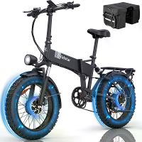 [EU Direct] Ridstar H20 PRO Elektrische Fiets 48V 23AH Batterij 1000W*2 Dubbele Motoren 20 inch Banden 70 90KM Max. Acti