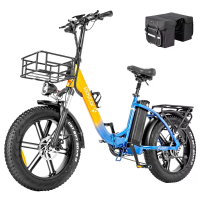 [EU DIRECT] Ridstar MN20 elektrische fiets 48V 15,6Ah batterij 1000W motor Aanbevolen topsnelheid 25 km/u 20 inch banden