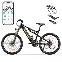 [EU DIRECT] RZOGUWEX RX700 Elektrische Fiets 48V 17.5AH Batterij 48V 500W Motor Aanbevolen topsnelheid 25KM/H 26inch ban
