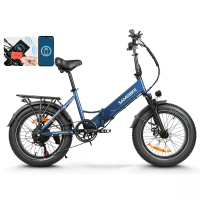 [EU DIRECT] SAMEBIKE LOTDM200 II Stappen door Opvouwbare Elektrische Fiets 48V 13AH 750W Motor 20inch 80KM Max Bereik 15