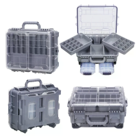 [EU Direct] SAMOLLA Visuitrusting Doos Grotere capaciteit Draagbaar multifunctioneel waterdicht aasaccessoires Outdoor k