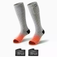 [EU Direct] SAVIOR HEAT SS01G Oplaadbare Gefiltéerde Verwarmde Sokken voor Mannen & Vrouwen, 7.4V Elektrische Verwarmin