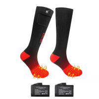 [EU Direct] SAVIOR HEAT SS06R Oplaadbare verwarmde sokken voor mannen en vrouwen, 7.4V 2200mAh batterij aangedreven ther