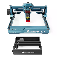 [EU Direct] SCULPFUN C1 Mini 3W Lasergraveermachine Draagbare Lasersnijmachine + RA Mini Rotatie Roller voor Graveren en