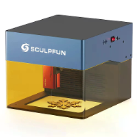 [EU Direct] Sculpfun iCube Pro Max 10W Lasergraveermachine Draagbare lasergraveermachine met rookfilter Temperatuuralarm