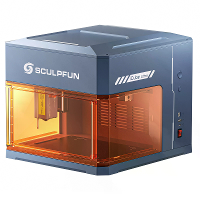 [EU Direct]SCULPFUN iCube Ultra 12W Desktop Lasergraveermachine Volledig Gesloten Laser Graveer Machine 150x150mm Werkge