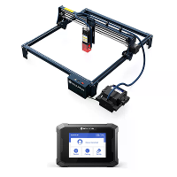[EU Direct] SCULPFUN S30 Pro 10W Lasergraveermachine Snijder + Laser Rotatieroller + 3.5 Inch Bedieningsterminal Touchsc