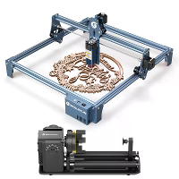 [EU Direct] SCULPFUN S9 Lasergraveermachine 5,5W + SCULPFUN RA Pro Max 4 in 1 Rotatiebank Lasergraveerder Y as Multifunc
