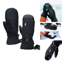 [EU Direct] Sefzone Touch Screen Winter Ski Handschoenen 3M Thinsulate Katoen Nylon Zachte Winddichte Waterdichte Pu War