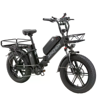 [EU DIRECT] SINOHON Levering Pro Max Elektrische Fiets 48V 15.6AH+22AH Dubbele Batterij 500W Motor Aanbevolen Topsnelhei