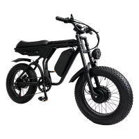 [EU Direct] SMLRO E5 1 Elektrische fiets, 48V 23Ah batterij, 500W*2 motoren, aanbevolen topsnelheid 25 km/u, dubbele hyd