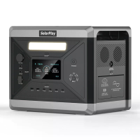 [EU Direct] SolarPlay Q2501 draagbare stroomvoorziening 2400W 2160Wh UPS snelladen 14 poorts zonnegenerator noodgevallen