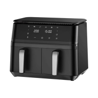 [EU Direct] SPRX BW 8017D Dubbele mand Airfryer 2000W Hoge kracht 10L Grote capaciteit 6 voorprogrammas 360° Luchtstroom
