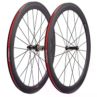 [EU Direct] CSC UCI Gecertificeerde 700C Weg Carbon Wielset, 50mm Diep 23/25mm Breed Velgenremwielen, Keramische Lager C
