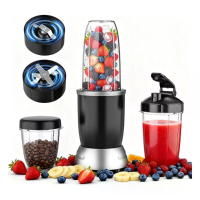 [EU Direct] Teendow BL916AB 1200W 2 in 1 Elektrische Smoothie Mixer Persoonlijke Blender Koffieboonmaler Draagbare Jusgl
