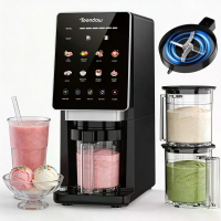 [EU Direct] Teendow KF 2501U1 800W Elektrische IJsmachine 25000RPM 450ml Capaciteit 8 Voorinstellingen Auto Reiniging Be