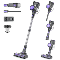[EU Direct] Teendow P11Pro Draadloze Stofzuiger met 126.000Pa Zuigkracht, 30 Minuten Accuduur, 450ML Stofcapaciteit, Sti